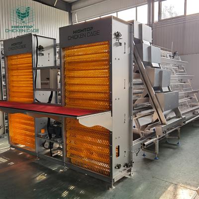 Κίνα Uganda Poultry Farm Automatic Battery Chicken Poultry Cage With Automatic Egg Collection System προς πώληση