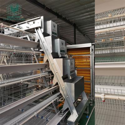 China 150000 Automatic A Type Battery Layer Poultry Farming Cage Systems With Automatic Automatic Feeding Machine for sale