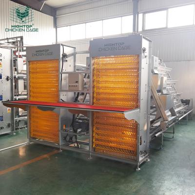 China Fully Automatic Hot Galvanized Chicken Layer Cage System For Poultry Farming In Tanzania for sale