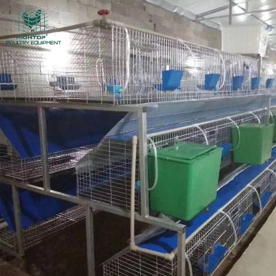 China hot sale welded wire mesh metal rabbit battery cage for sale in uganda Te koop