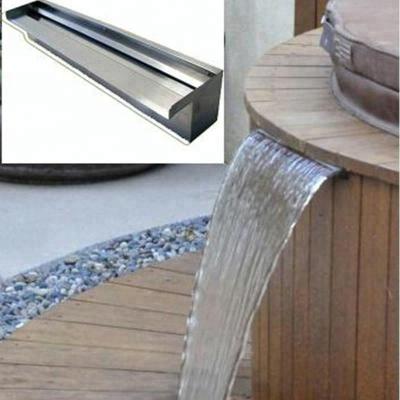 China Eco - Friendly Stainless Steel Wall Waterfall Buddha Pool Fountain for sale