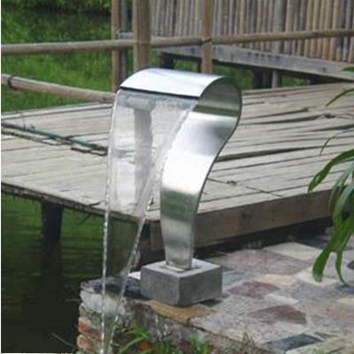 China Eco - Friendly Outdoor Stainless Steel Waterfall Fountain for sale