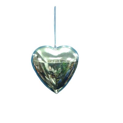 China Modern Hot Selling Stainless Steel Silver Heart Shape Outdoor Garden Decoration for sale