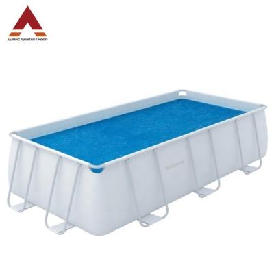 China Water Sports Park Power Steel Frame Swimming Pool Inflatable Family Adult Plastic Swimming Pool for sale