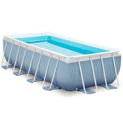 China Water Sports Park Stainless Steel Frame Swimming Pool PVC Material Above Ground Garden Pool for sale