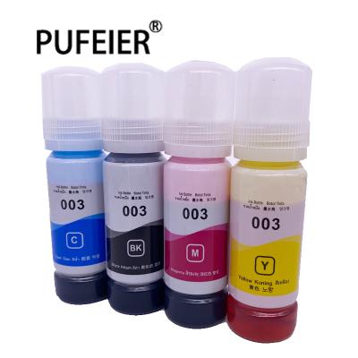 China 70ML Premium Bottle 003 Refill Dye Ink Compatible For Epson L3110 Ecotank 003 Inkjet Printer Ink EcoTank-PE for sale