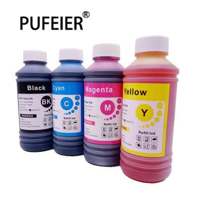 China Bottle 500ML Premium UV Inkjet Dye Ink Compatible For Epson Printer Refill Printing Inks 500ml PE Dye Ink 01 for sale