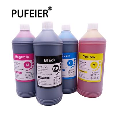 China 1000ML Bottle Compatible Premium Dye Ink Printer For Epson 4 Color Inkjet Printer Inks 1000ml PE Dye Ink 01 for sale