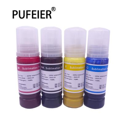 China Universal 70ML Sublimation Ink For Epson Ecotank Compatible Inkjet Sublimation Printer Ink for sale