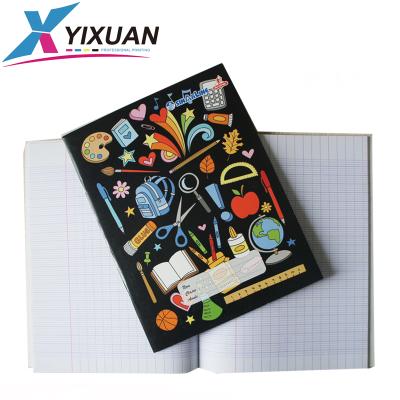 China Custom Printed Exercise Book On School Use A4 Copy Pad High Quality School Paper Printing Exercise Book for sale