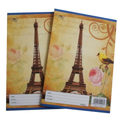 China Printed school supplies wholesale cheap custom notebook cuadernos school notebook for sale