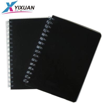 China PP/PVC wholesale spiral school supplies a5 copy paper hardcover book custom spiral notebook for sale