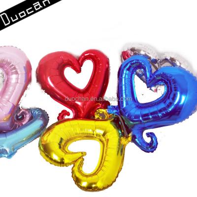 China Wholesale Party Decorations Heart Shape Mylar Helium Foil Balloon for sale