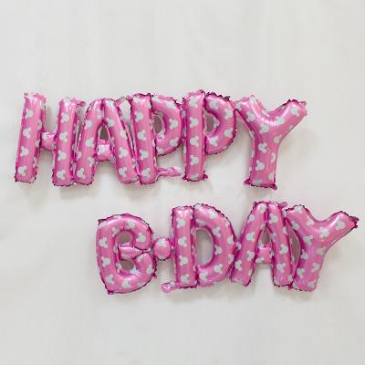 China Party Balloons 2018 New Design BDAY Wholesale HAPPY Helium Foil Balloon for sale