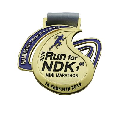 China Europe Running Marathon Sport Honor Souvenir 3D Metal Custom Design Your Own Medal for sale