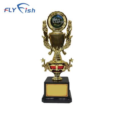 China New Europe Products Hot Selling Resin Football Soccer Trophy for sale