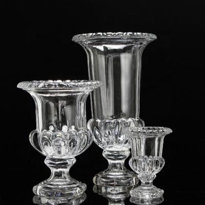 China Contemporary European Hot Selling Crystal Glass Lead Free Vase, Home Decor Crystal Glass Vase, Wedding Event Table Decoration Centerpiece Glass for sale