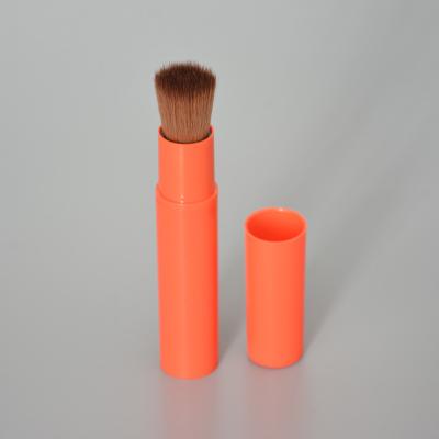 China Cosmetic Brush Wholesales High Quality Cosmetic Beauty Cosmetic Makeup Brush Round Shape Personal Care Orange Color Customized for sale