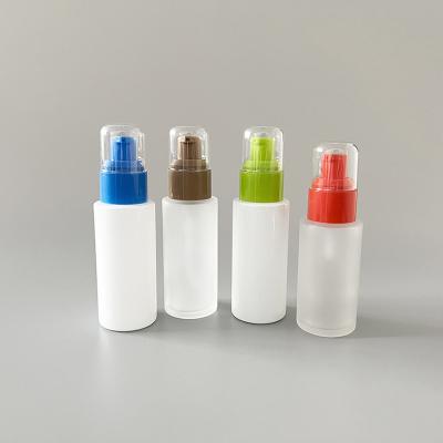 China No Spill Wholesales HDPE Bottle With Pump Good Quality Cream Use For Body Wash With Customized Color for sale