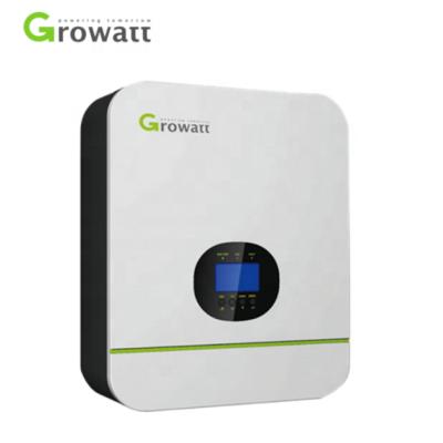 China Growatt SPF 3000TL LVM Pure Sine Wave Off Grid 3kva Solar Inverter 130*350*455MM for sale