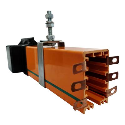 China Cranes Power Supply Mobile Enclosed Busbar System For Electric Conductor Trolley Tubular Busbar System for sale