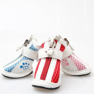 China Breathable Soft Comfortable Mesh Stocked Non-Slip Dog Shoes for sale