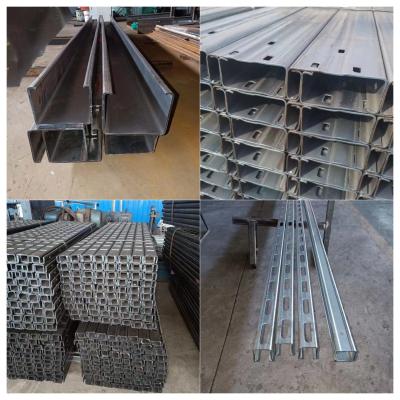 China Perforated Galvanized C Channel Steel for sale