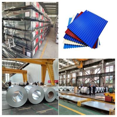 China PPGI Galvanized Zinc Coated Corrugated Metal Roofing Sheet for sale