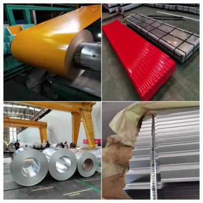 China PPGI Coated Galvaized Metal Corrugated Steel Roof Sheet for sale