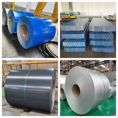 China Color Coated 0.8mm 0.9mm 1.0mm PPGL Steel Sheet Roll for sale