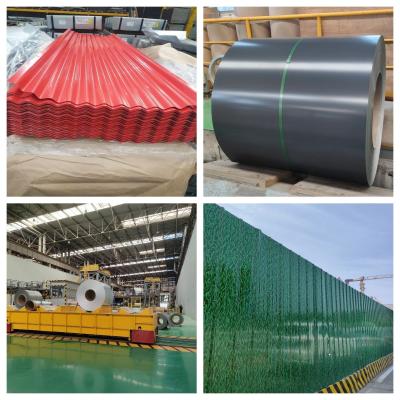 China Color Prepainted Corrugated Steel Roofing Sheet Price Aluminum Zinc Roofing Sheets PPGI Roofing Sheet for sale