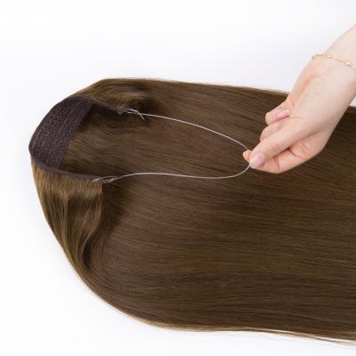 China Human Hair Halo PU Balayage Hair Extension 10A New Grade High Quality Nice Popular Products for sale