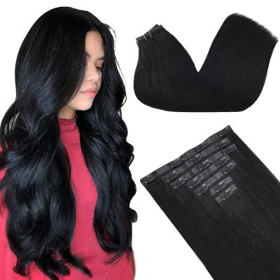 China Best New Products PU Seamless Skin Straight Hot Selling Weft Weft Clip In Hair Extension for sale