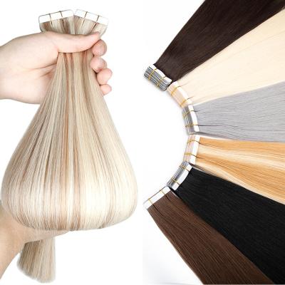 China Straight Remy Grade Brazilian Virgin Human Ombre Balayage Tape In Hair Extensions for sale