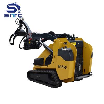 China Hotels Mini Skid Steer Wheeled Loader ML550 China Skid Loader Price New for sale