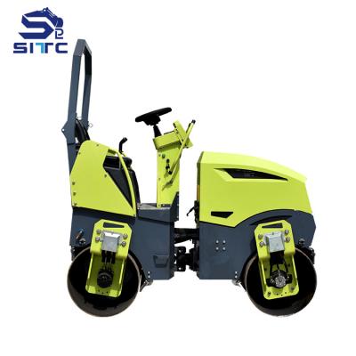 China Building material stores SITC ST2000 contract road roller 3 ton full hydraulic double drum roller stainless steel structure for sale