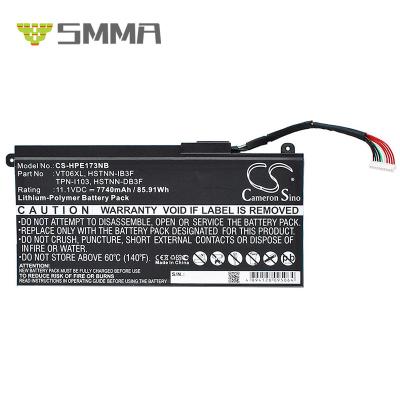 China Replacement 11.1V 86Wh VT06XL LAPTOP Battery For HP Envy 17-3000 17T-3000 Series TPN-I103 HSTNN-IB3F VT06 VT06086XL 657240-171 for sale