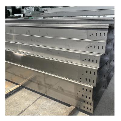 China Selling Stainless Steel Compartment Tray Cable Tray With Good Heat Dissipation Stainless Steel Cable Tray for sale