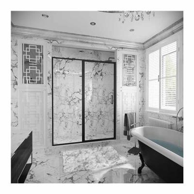 China Seawin Quiet Bathroom Simple Operation Walk In 10 Mm Clear Tempered Swing Glass Shower Door for sale