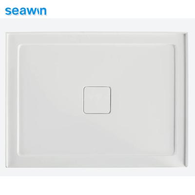 China Rectangular Acrylic Cabin Pan Shower Tray Eco-friendly Bathroom Base from Seawin for sale