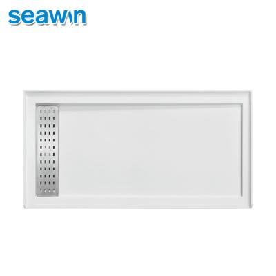 China Seawin Good Quality Acrylic Slim Shower Pan Base Eco-friendly Compound Tray for sale