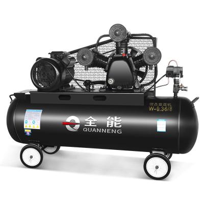 China Suitable Price New Design High Level Piston Air Compressor 4hp 110l Lubricated Air Tank Volume for sale