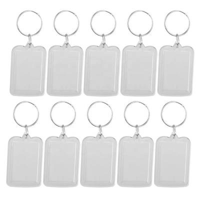 China Fashionable Popular Manufacturer High Demand Torque 2pc Acrylic Key Chain Masks Rectangle for sale