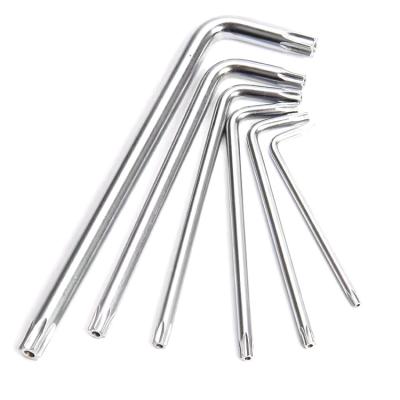 China Torx Allen Hex Wrench Various Size and Allen Keys Wrench Torx Available Beryllium Copper Type L Hexagon Star Wrench Material for sale