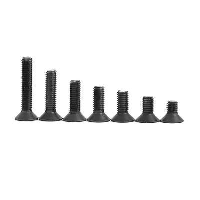 China Carbon Steel Black Hex Pan Countersunk Socket Bolt Din 7991 Oxide Flat Head Bolt for sale