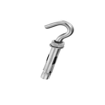 China Steel Concrete Wall Hook 304 Stainless Steel Cup Hook Heavy Duty Open Expansion Bolts For Concrete Wall for sale