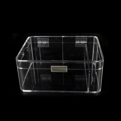 China Custom Shape Plastic Clear Acrylic Box Eco - Friendly High For Storage Small Gift for sale