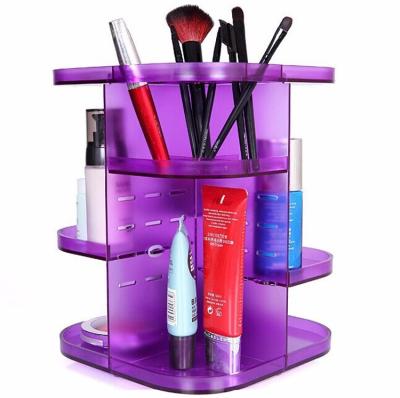 China Hot Selling Eco-friendly Adjustable Multifunctional Acrylic Storage Makeup Display Stand Cosmetic Holder for sale