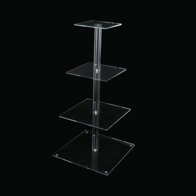 China Retail Eco-Friendly Glasses Shop Counter Tier Acrylic Glasses 4 Sunglasses Display Stand Rack Holder for sale