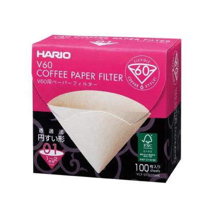 China Size 02 alternative v60 v01 v02 alternative v60 v01 v02 reusable coffee filter papers viable high quality chemex bags tissue natural and white for sale